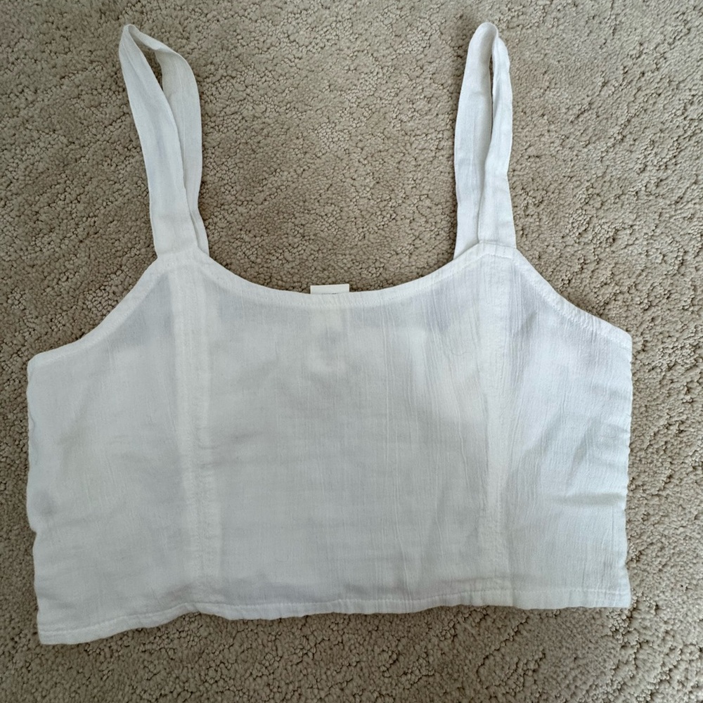 Aerie Crisp White Tank Top
